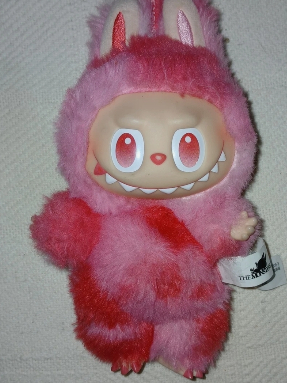 Pink & Red Labubu. The Monster.
